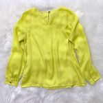 YA Los Angeles -Neon Yellow Blouse-Semi-sheer-Small Photo 1