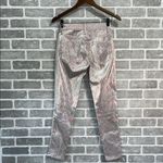 James Jeans  Ankle Pant Jean Woman's 26 Stretch Metallic Mid Rise Showgirl Twiggy Photo 3