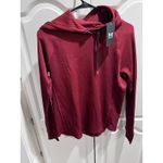 Under Armour Women’s Waffle Hoodie Loose Fit Long Sleeve Small Red NWT $50 Photo 4