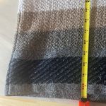 Chico's Chico’s Sz 2 Striped Knit Shawl Cardigan Coatigan Open Front Safety Pin Closure Photo 5