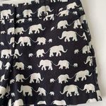 Ann Taylor Loft The Riviera Linen Blend Elephant Print Shorts Women’s Size 2 Photo 2