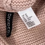 Divided H&M Cowl Neck Waffle Knit Crop Sweater Mauve Pink XS Photo 8