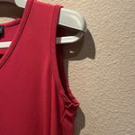 Lauren Ralph Lauren Rayon V Neck Tank Top Size Petite Small Red Photo 6