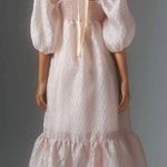 Anthropologie Textured Puff-Sleeve Dress Photo 4