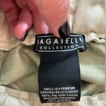 Bagatelle  Faux Leather Cream Pull On Paper Bag Pants Size Small Photo 4