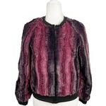 Eight Sixty Faux fur bomber jacket Size XS Photo 0