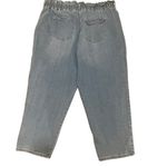 Wonderly Plus Size 20 Blue Paperbag Waist Stretch Jeans Women's Light Wash Photo 1