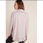 Maeve Anthropologie  Addie Ruffled Hacci Pullover Pink Knit Sweater Cowl Neck XS Photo 1