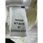 Madewell  Flared Wide Leg Jeans Size 27 High Rise Magic Pockets Cropped Raw Hem Photo 8