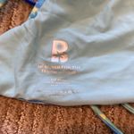 Blackbough Floral Bikini Top with Blue and Green Accents Photo 2