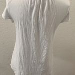 Lilly Pulitzer  Sea Ave Resort White Blue Embroidered Top XXS V Neck Top RARE HTF Photo 7