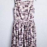 Jason Wu  Gray and Black Abstract Textured Silk Blend Sleeveless Dress Photo 0