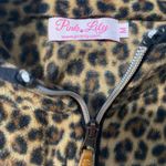 Pink Lily  Chic Leopard Print Faux Fur Jacket Photo 4