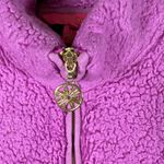 Lilly Pulitzer Skipper Sherpa Popover 1/2 Zip Womens XXS Fleece Purple Preppy Photo 4