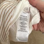 Vince  Cotton Striped Knot T-Shirt Dress Photo 4