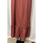 Hutch Olani Bow Flounce Hem Maxi Dress Size Large NWT Anthropologie Flirty Photo 4