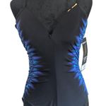 MiracleSuit  "Temptation" Plunge One-Piece Swimsuit, Size 8 Photo 0