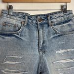 Ksubi  ladies racer short thrashed detail cutoff denim shorts size 28 100% cotton Photo 4