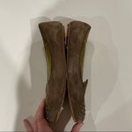 Elaine Turner Brown Leather Studded Flat Loafers Size 10 Photo 1