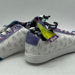 Stitch!!! Sneakers! Beautiful one of a kind sneakers! Women size 9 Blue Photo 3