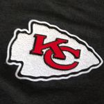 Antigua Kansas City Chiefs medium womens  Navy Sweatshirt with Red and White Logo Photo 2