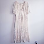 Baltic Born  Clarisa Lace Midi Dress V-Neckline New Without Tags Photo 2