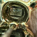 Vintage 1990s GiGi GIUSTI Teddy Bear Lapel‎ Pin / Brooch Gold Tone Signed Photo 3