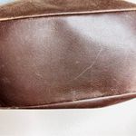 Coach Shoulder signature monogram purse bag in brown leather and canvas Photo 3