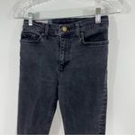 Marine layer  High Rise Skinny Washed Black Jeans Raw Hem Size 26 Photo 2