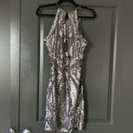VICI Silver- Dark Gray Sequin Mini Dress Photo 1