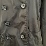 Paris Blues  Black Double Breasted Trench Coat Style Jacket Size M Photo 2