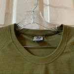 JM Collection  Green Textured Short Sleeve Dress S Photo 2