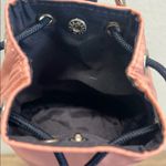 Nautica | Pink Bucket Drawstring Wristlet Bag w/ Navy Mini Bandana/Heart Charm Photo 8