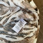 Cynthia Rowley animal print linen dress spaghetti straps pockets women’s size 2 Photo 7