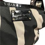 Kate Spade Vintage Zebra Stripe Hobo Shoulder Bag in black, cream & green Photo 5