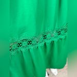 Unbranded Boho Lace Sleeveless Square Neck Ruffle Maxi Dress with Pockets size L Green Size L Photo 7