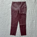 Chico's Chico’s Black Label Faux Leather Pants – Burgundy Photo 1