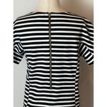 J.Crew Black and White Striped Short Sleeve Crewneck Mini Dress Size XS Photo 7