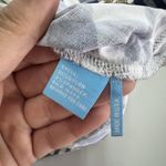 J. McLaughlin Shirt Womens Small Navy White Plaid Catalina Top Long Sleeve Photo 3