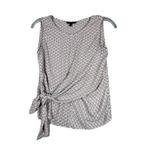 Banana Republic  Shirt Women XS Pink Black Geometric Neutral Preppy Office Casual Photo 1