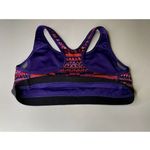 Nike  Sports Bra Purple Pink Aztec Print Low Impact Padded Athletic Top Photo 2