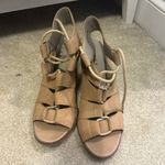 Hinge Tan  Lace-Up Heel Photo 1