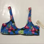 Tori Praver Swimwear Seafoam Floral Bikini Top Photo 0