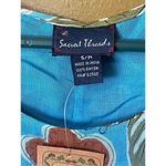 Sacred Threads NWT  size S/M maxi floral dress lined side slits shift dress. Photo 5