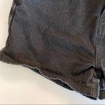 Nasty Gal Black Denim High Waisted Shorts Size 6 Photo 1