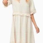 Hailey & Co. Limelush Linen blend fringe hem dress Photo 0