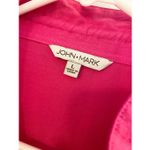 John Mark  Hot Pink 3/4 Sleeve Button Up Tunic Photo 2