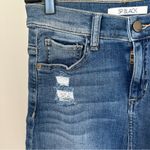 SP Black Label  Casual Pencil Mini Denim Skirt with Frayed Edge Size Small Photo 5