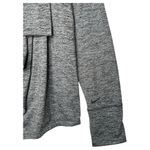Nike  Yoga Top Womens M Dri Fit Open Front Drape Cardigan Heathered Athletic Gray Photo 4