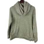 Cowl neck oversized J.Crew Green with White knit Cowl Neck Long Sleeve Wool Blen Size M Photo 1